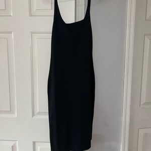 Zara slip black dress